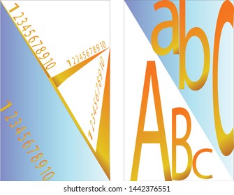 Simple letters and numbers but cool