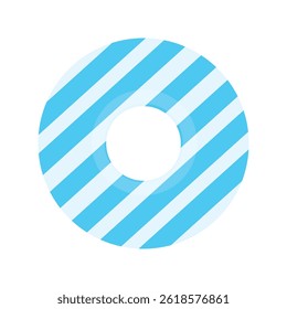 Simple lifebuoy illustration for safety and rescue themes