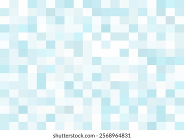 Simple Light Blue Mosaic Tile Background