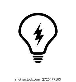 Un simple conjunto de iconos de bombillas que representan ideas, creatividad e innovación. Este diseño minimalista en blanco y negro incluye estilos de contorno y sólidos, adecuados para Sitios web, App móviles, presentaciones, infografías y proyectos de interfaz de usuario. Limpio, escalable y fácil de personalizar para uso digital e impreso.