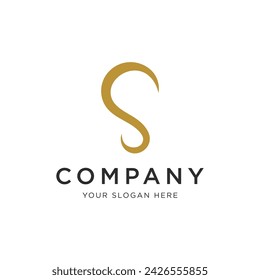 Simple light bulb logo design with creative ideas.