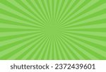 Simple Light Green Radial Stripe Lines Vector Background
