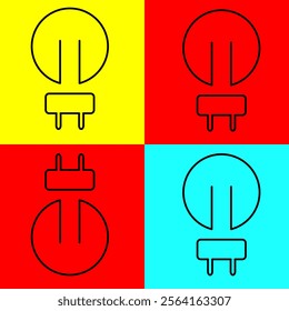 simple light icon, bright, light, bulb