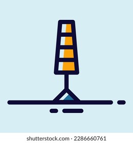 simple light icon vector illustration modern trendy design, suitable for advertisement, website, social media post and other graphic needs.