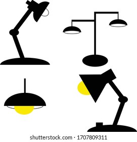 Simple light icons for beginners who are just learning in the form of vector files