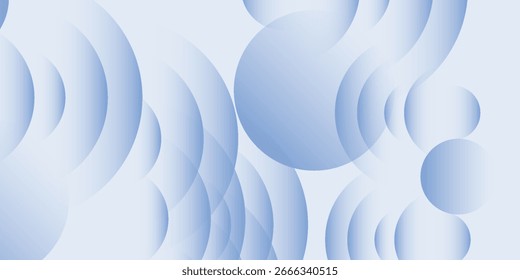 Simple light modern art nice digital abstract blue simple art background with circle elements 	
