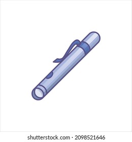 simple light pen icon on white background