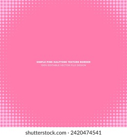 Simple Light Pink Abstract Background With Halftone Vector Texture