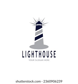 Simple Lighthouse icon  sign  logo
