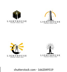 Simple Lighthouse Logo Design Idea