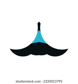 A simple lighthouse logo. The entire logo is made of circles only.