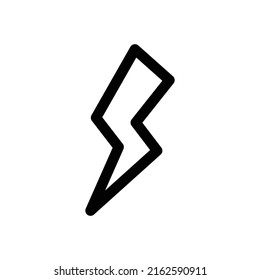simple lightning icon for apps