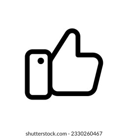 Simple Like icon. The icon can be used for websites, print templates, presentation templates, illustrations, etc