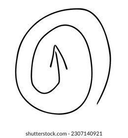 simple line arrow vector illustration