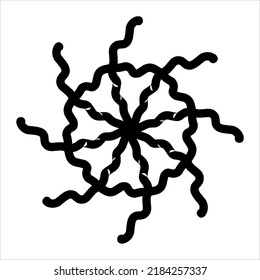 
Diseño de líneas simples, vector