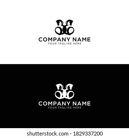 Simple Line Art Head Horse Illustration Symbol Modern Logo Vector