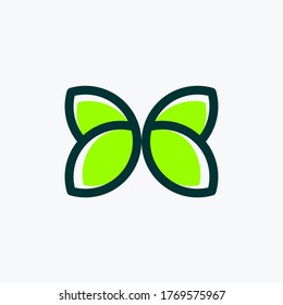 simple line art honey bee logo