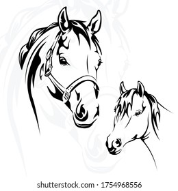
Simple line art horse, you can use for icons, design materials, logos, etc.