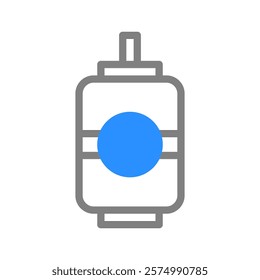 Simple Line Art Icon of a Beverage Can or Bottle