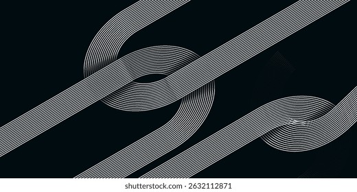 Simple line art pattern. Geometric pattern, abstract pattern, seamless pattern. Vector illustration