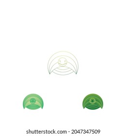 Simple Line Art Turtle Logo Template