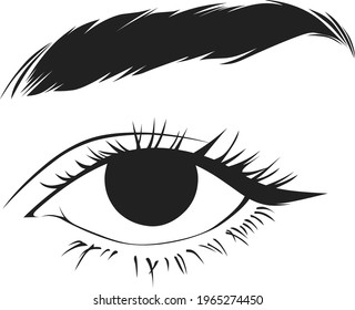 Simple line art in vector