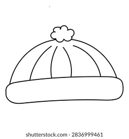 Simple line art winter