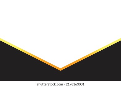 Simple line black gold background with blank space