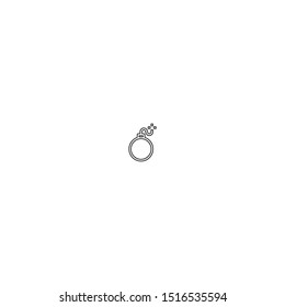 simple line bomb logo icon design