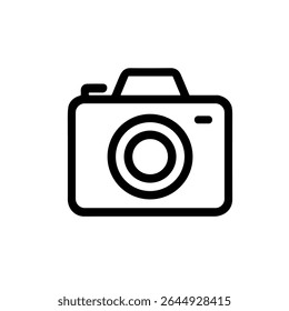 Simple Line Camera Minimalist Photography Equipment Device Symbol Icon