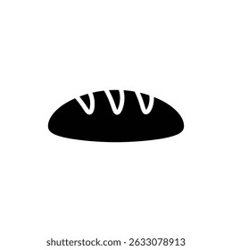 Simple Line Design of a Bread Loaf Icon