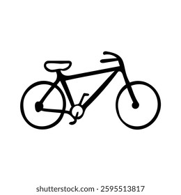 Simple Line Drawing Of A Bicycle