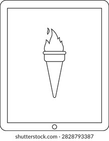 A simple line drawing