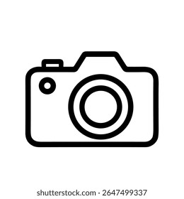 Simple Line Drawing Camera Electronic Device Photography Equipment Icon