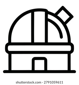 Simple line drawing of a construction helmet or hard hat isolated on transparent background, isolated on white background, Vector, illustration