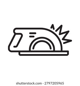 Simple line drawing depicting a vehicle tire with sun rays