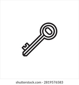 Simple line drawing key