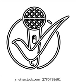 A simple line drawing