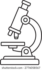Simple line drawing microscope