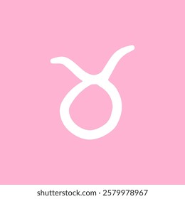 Simple line drawing on horoscope icon