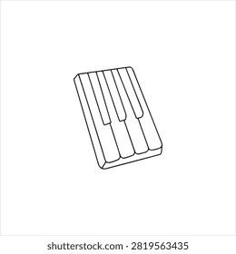 Simple line drawing piano