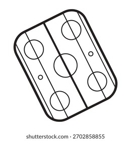 Um simples desenho de linha representa um módulo de câmera moderno, com várias lentes circulares dispostas em um layout padronizado, ideal para design tecnológico.