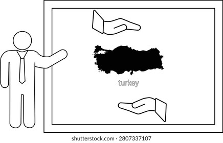 A simple line drawing