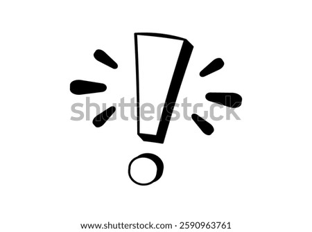 A simple line drawing shows a lightbulb with an exclamation mark and glowing lines.