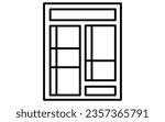 Simple line drawing of the tax return, Vector Illustration