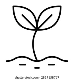 Simple line drawing young