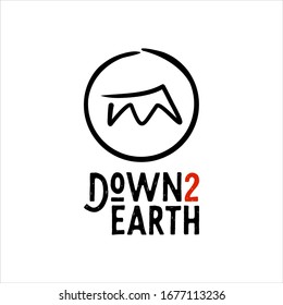 simple line falling crown and quote vector, best for printing sticker, logo template or t shirt design element