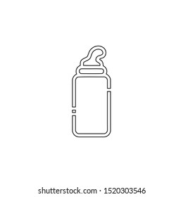 simple line feeding logo icon design