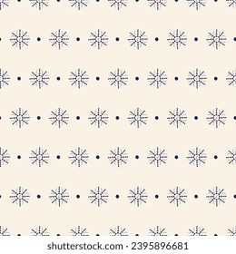 Simple line flowers in a repeat pattern