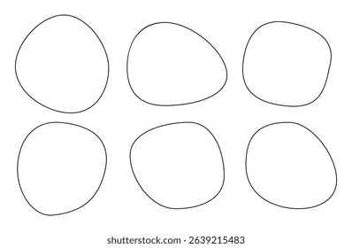 Simple line fluid shapes. Abstract liquid-like design. Material with copy space.